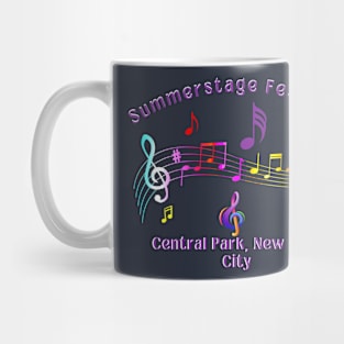 Summer Stage Festival Central Park New York Mug